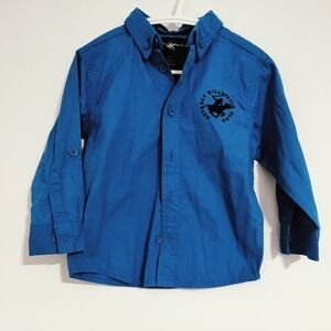 Beverly Hills Polo Club blue buttoned shirt for toddlers